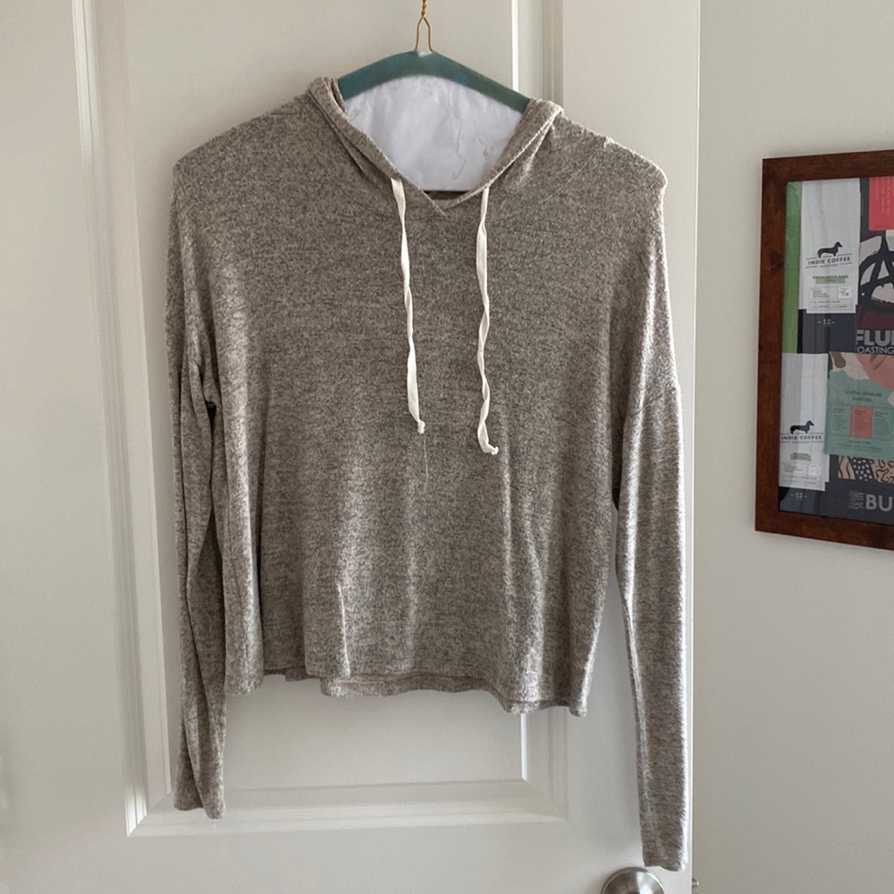 Acemi Hooded Knit Top